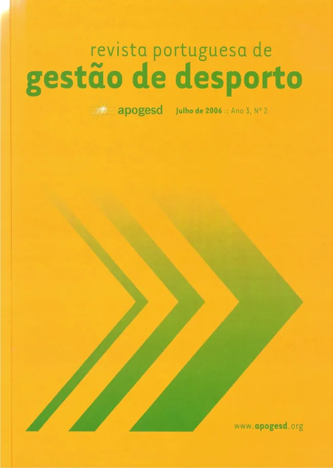 Revista Portuguesa de Gestão de Desporto - Janeiro de 2006 - nº1 