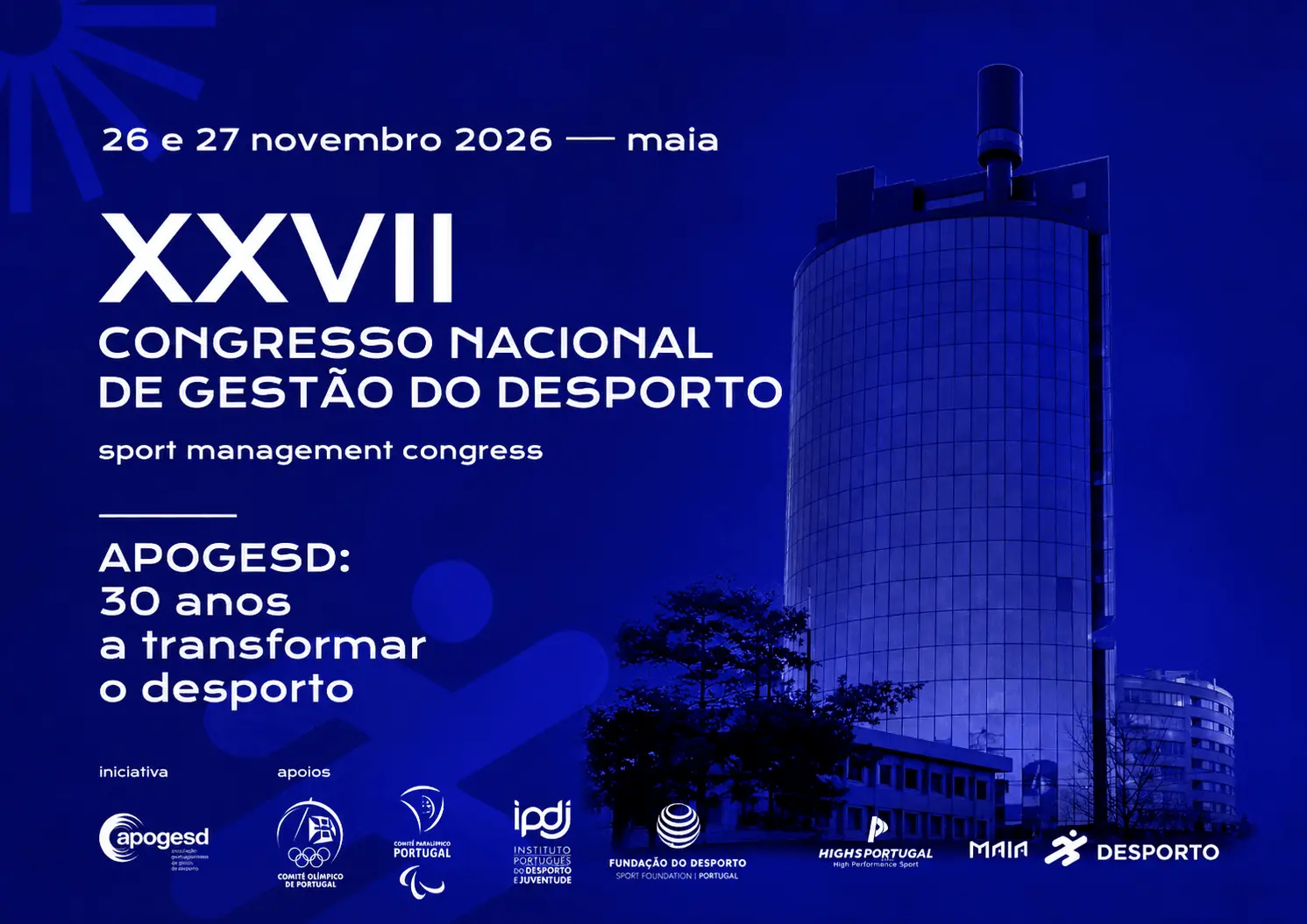 imagem XXVII Congresso Nacional de Gestão do Desporto