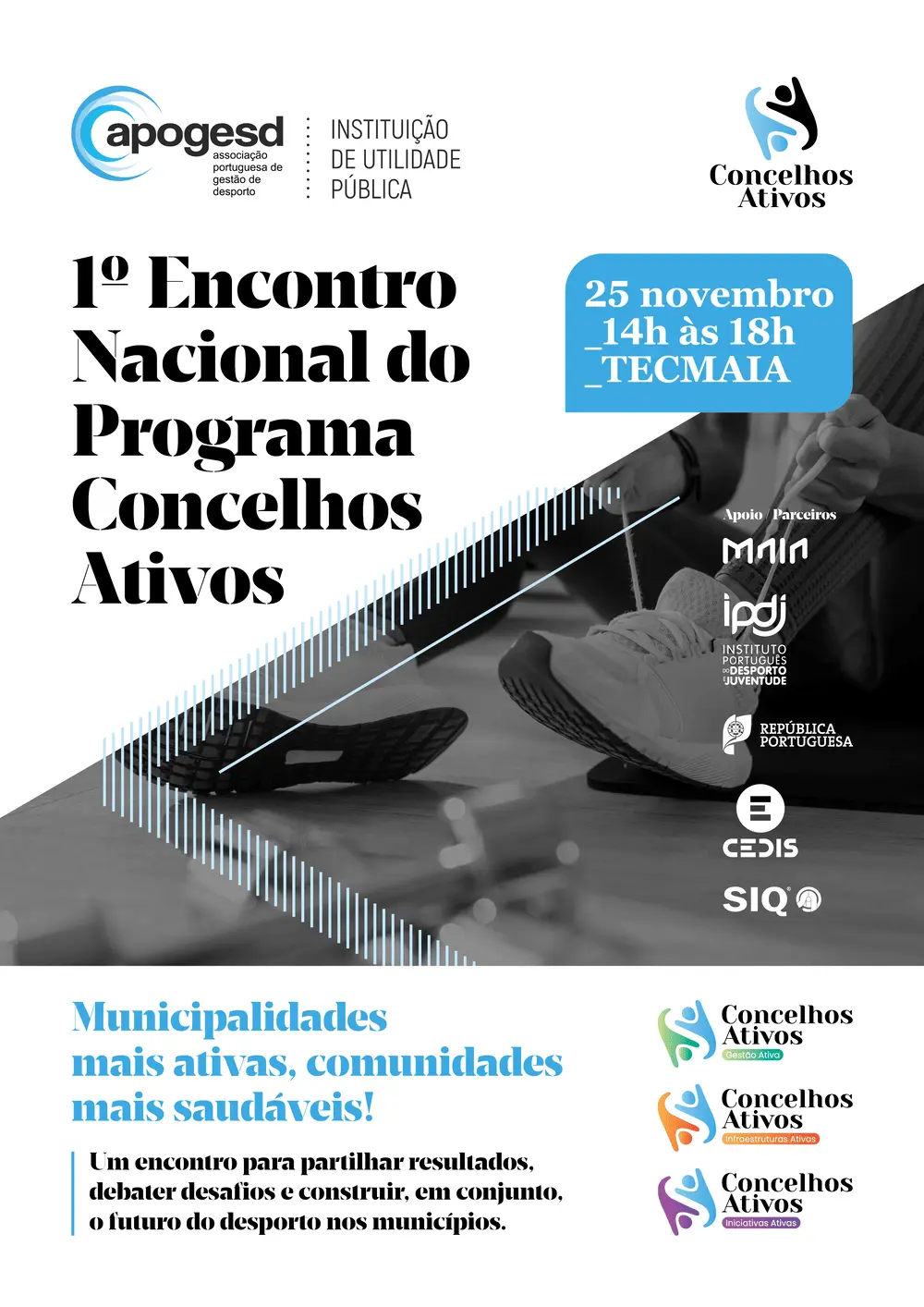 1 encontro Nacional do Programa Concelhos ativos - Apogesd