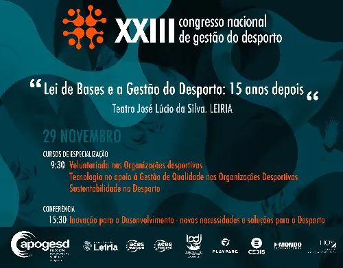imagem XXIII Congresso Nacional de Gestão do Desporto